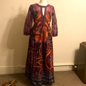 Maren Embroidered Maxi Dress